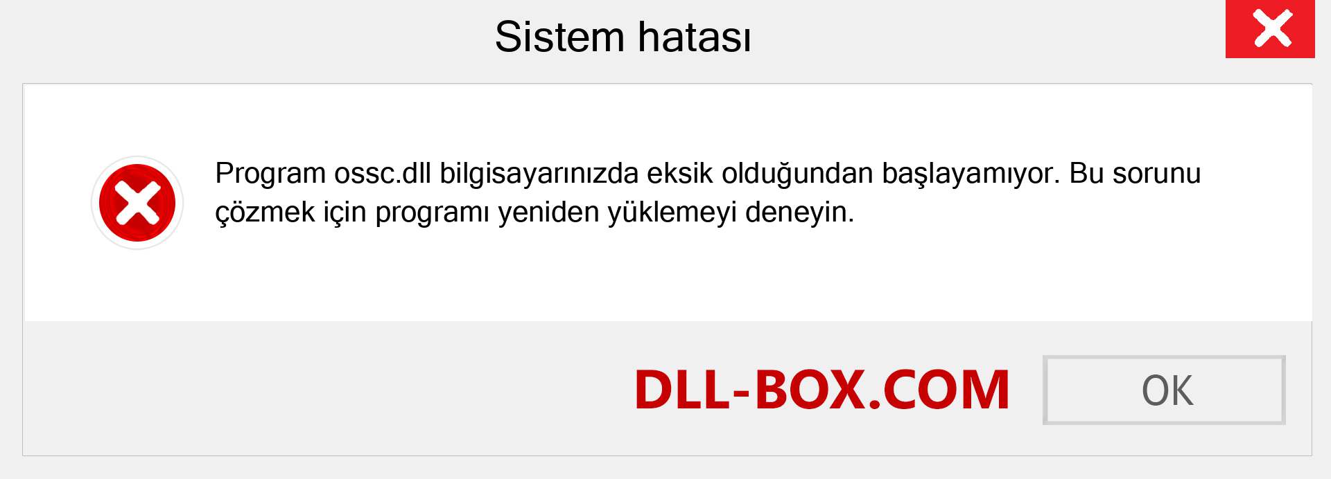 ossc.dll dosyası eksik mi? Windows 7, 8, 10 için İndirin - Windows'ta ossc dll Eksik Hatasını Düzeltin, fotoğraflar, resimler